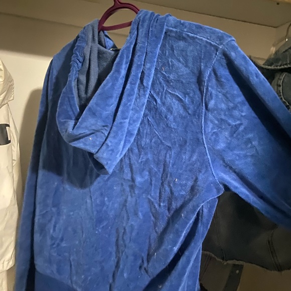 Y2K velvet zip up hoodie - Picture 2 of 3